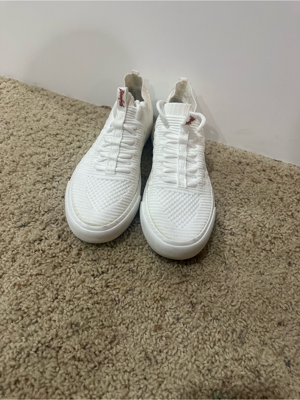 Blowfish Malibu White Knit High Top Slip On Sneakers Women’s Size 8 Casual - Picture 4 of 7